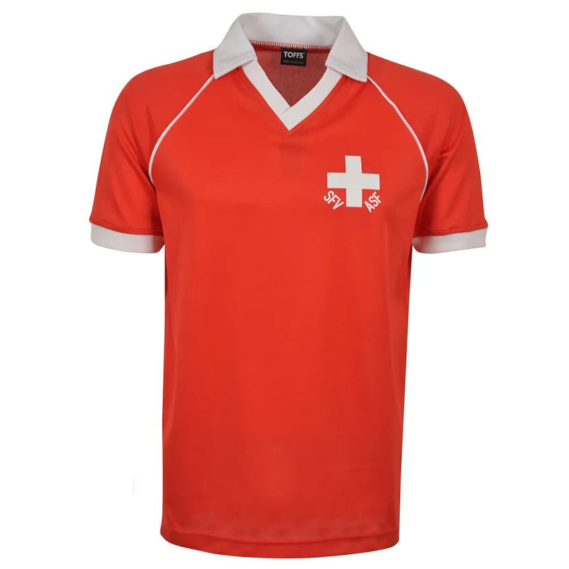Switzerland 1980 Home Retro Football Shirt |Product - Football Shirts | Toffs | Absolute Rugby