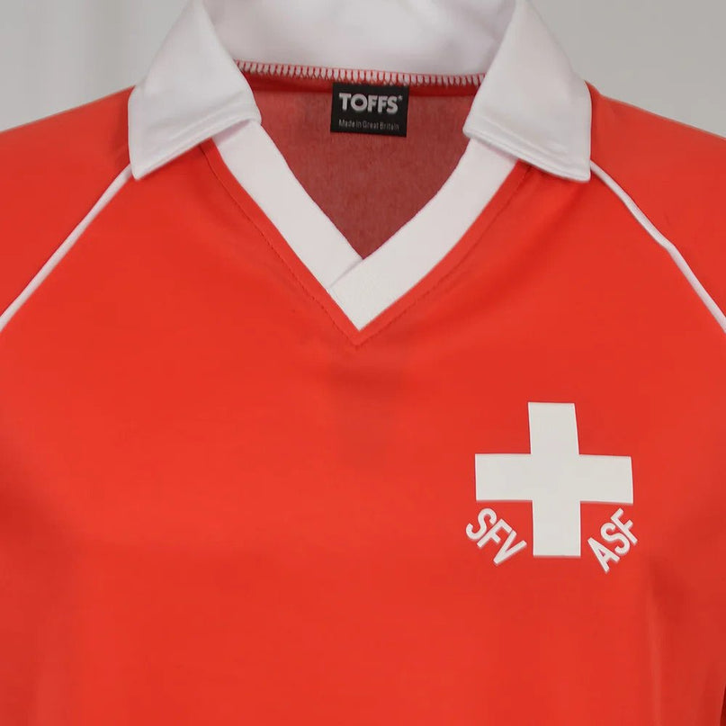 Switzerland 1980 Home Retro Football Shirt |Product - Football Shirts | Toffs | Absolute Rugby