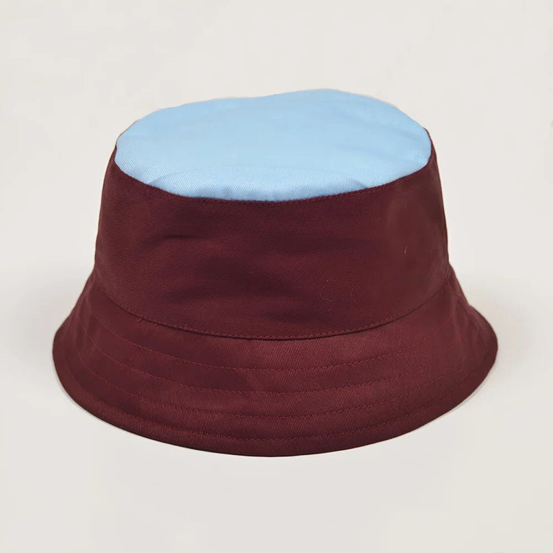TOFFS Bucket Hat - Maroon/Sky |Product - Football Shirts | Toffs | Absolute Rugby