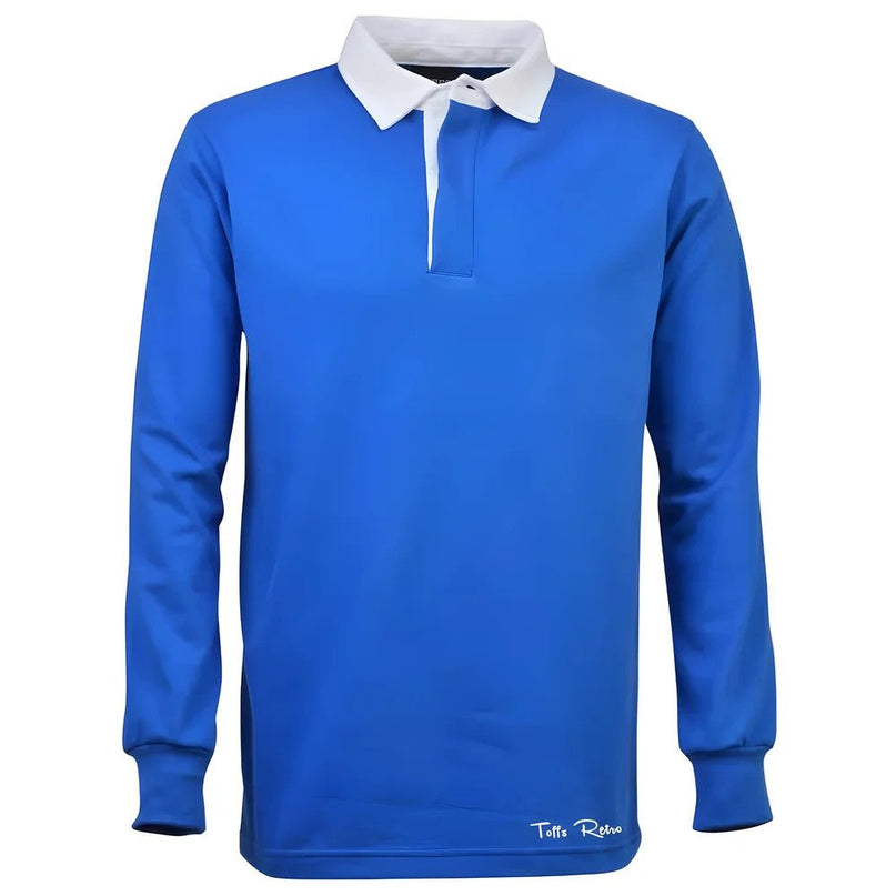 TOFFS Classic Retro Royal Blue Long Sleeve Rugby Syle Shirt |Product - Football Shirts | Toffs | Absolute Rugby