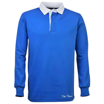 TOFFS Classic Retro Royal Blue Long Sleeve Rugby Syle Shirt |Product - Football Shirts | Toffs | Absolute Rugby