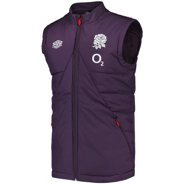 Umbro Men's England Rugby Gilet 24/25 |Jacket | Umbro RFU 24/25 | Absolute Rugby