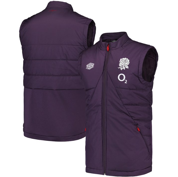 Umbro Men's England Rugby Gilet 24/25 |Jacket | Umbro RFU 24/25 | Absolute Rugby