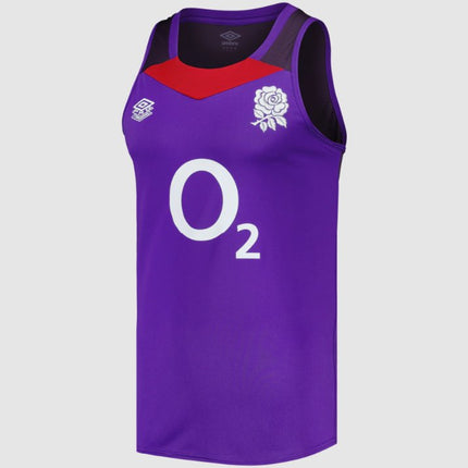 Umbro Men's England Rugby Gym Vest 24/25 - Purple |Singlet | Umbro RFU 24/25 | Absolute Rugby