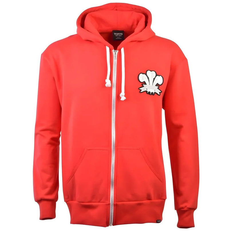 Wales 1905 Vintage Rugby Zipped Hoodie - Red |Product - General | Toffs | Absolute Rugby
