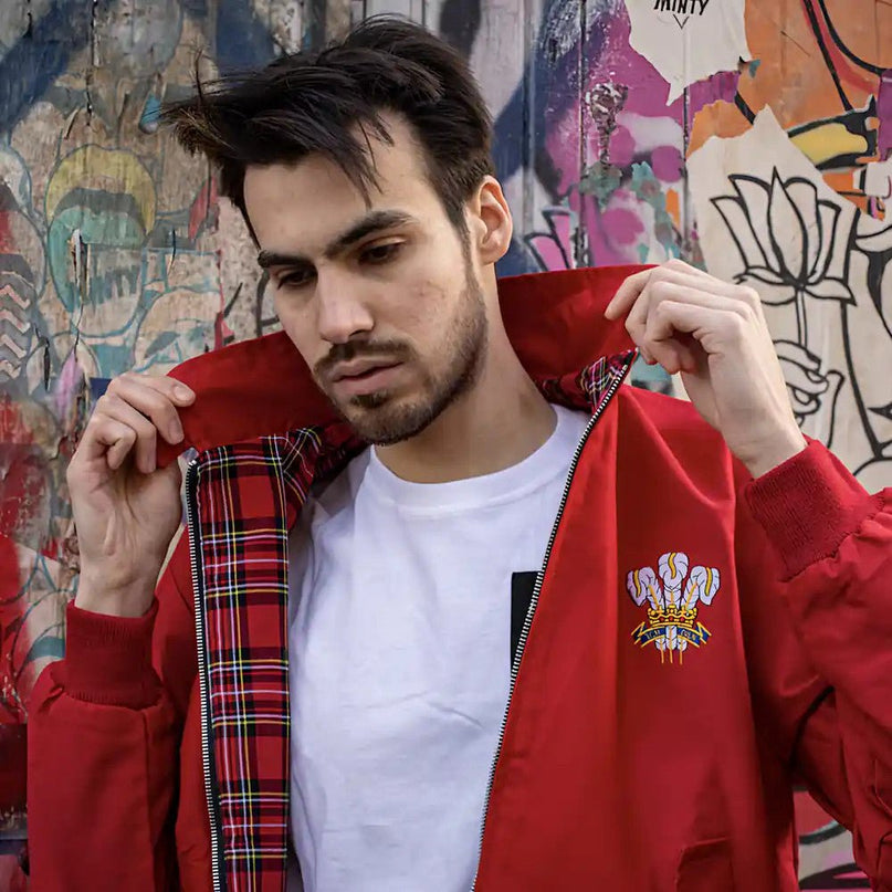 Wales Rugby Red Harrington Jacket |Product - Football Shirts | Toffs | Absolute Rugby