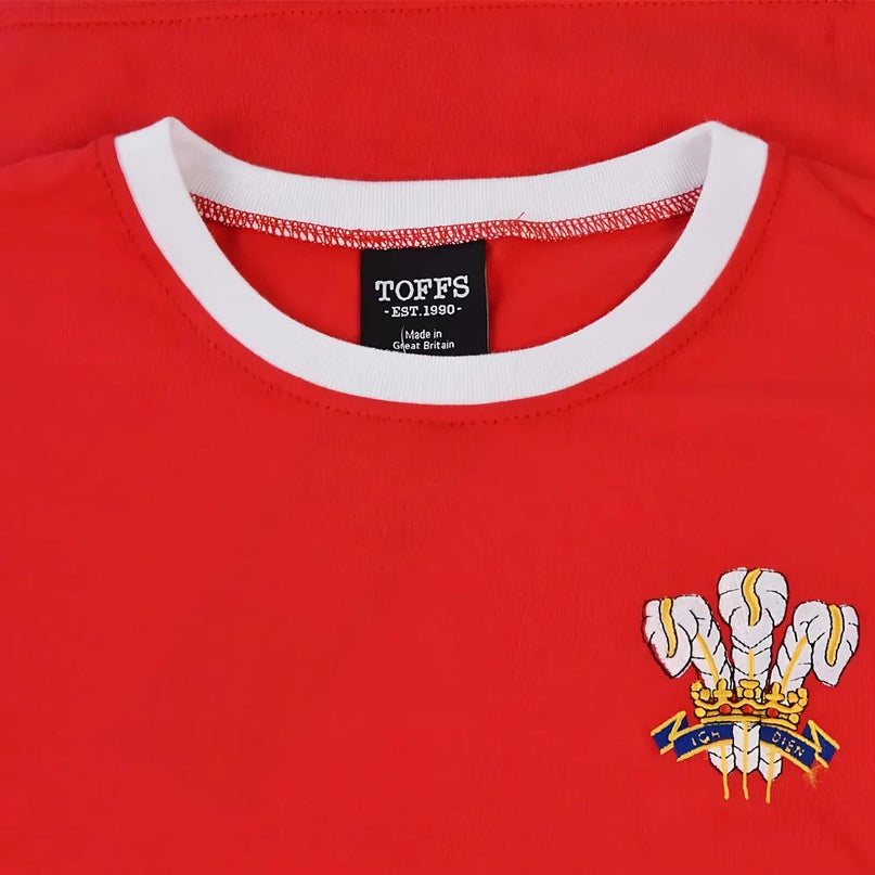 Wales Rugby T-Shirt - Red/White Ringer |Product - T-Shirt | Toffs | Absolute Rugby