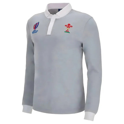 Wales RWC 2023 Rugby World Cup Rugby Jersey (Grey) |Product - Football Shirts | Macron | Absolute Rugby