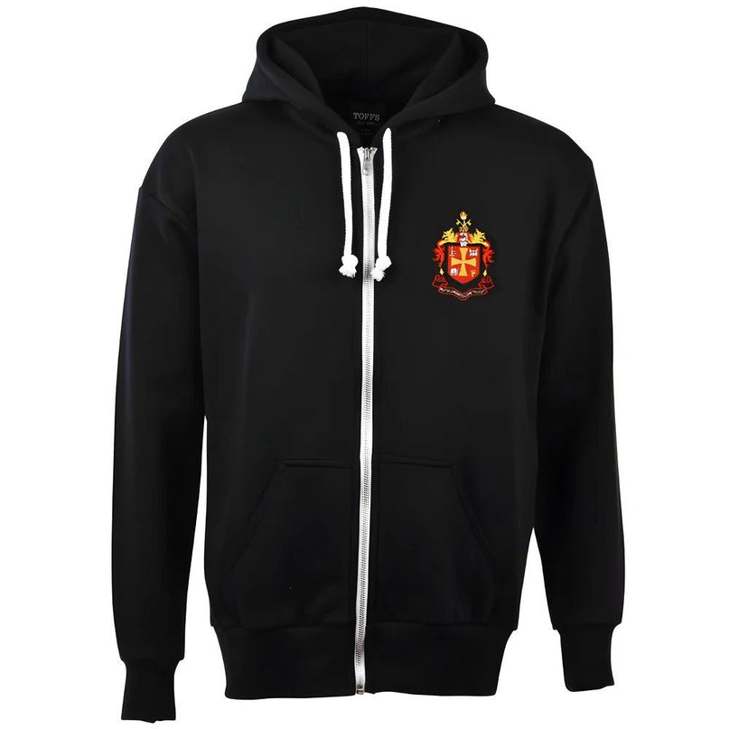Wolverhampton Wanderers Zipped Hoodie - Black |Product - Football Shirts | Toffs | Absolute Rugby