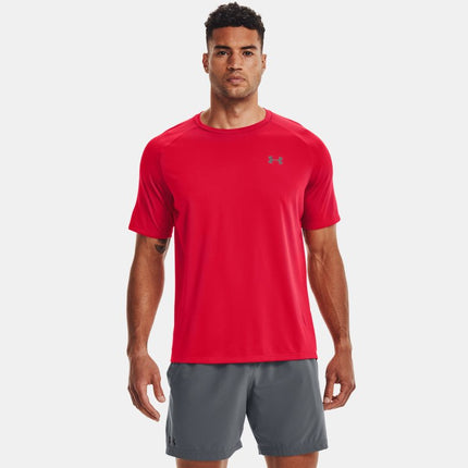 Under Armour Tech T-Shirt - Red |T-Shirt | Under Armour | Absolute Rugby