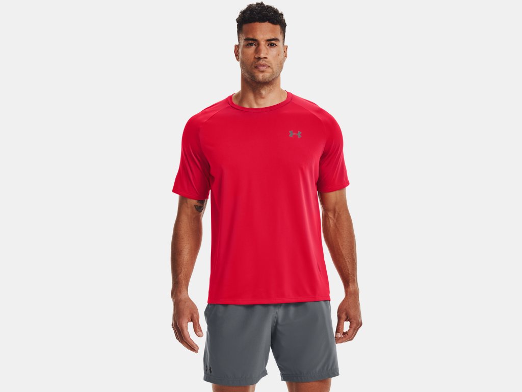 Under Armour Tech T-Shirt - Red |T-Shirt | Under Armour | Absolute Rugby