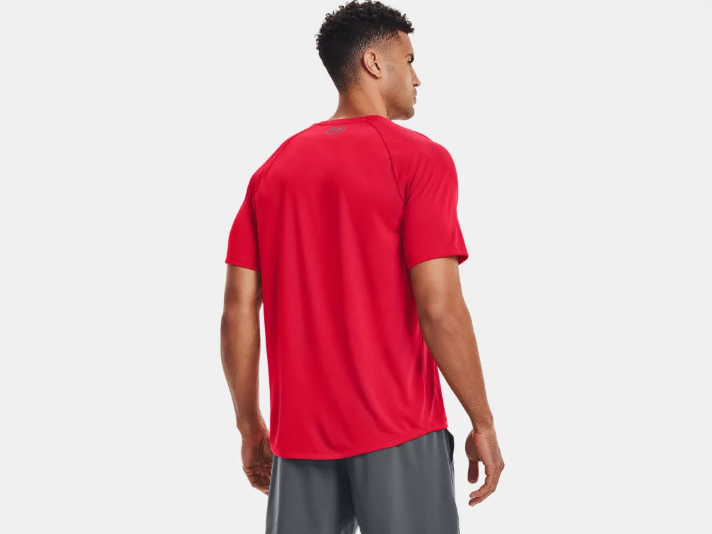 Under Armour Tech T-Shirt - Red |T-Shirt | Under Armour | Absolute Rugby