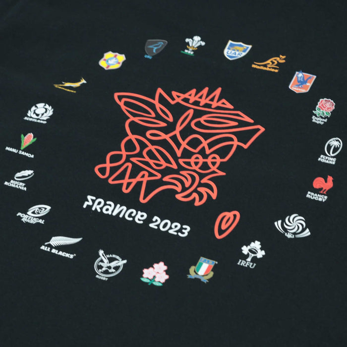 20 Unions Map T-Shirt - Black |T-Shirt | 20 Unions | Absolute Rugby