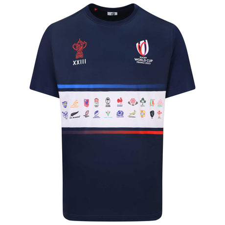 20 Unions Stripe Poly T-Shirt - Navy |T-Shirt | 20 Unions | Absolute Rugby