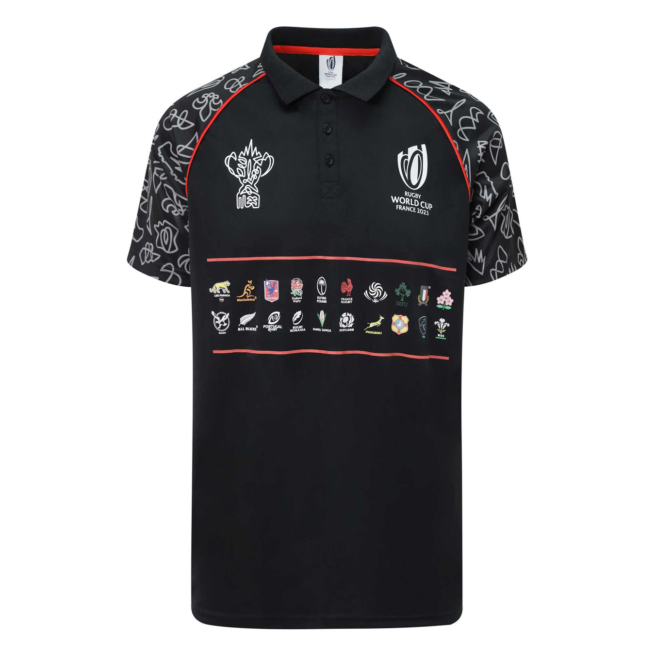20 Unions Sublimate Polo - Black |Polo Shirt | 20 Unions | Absolute Rugby