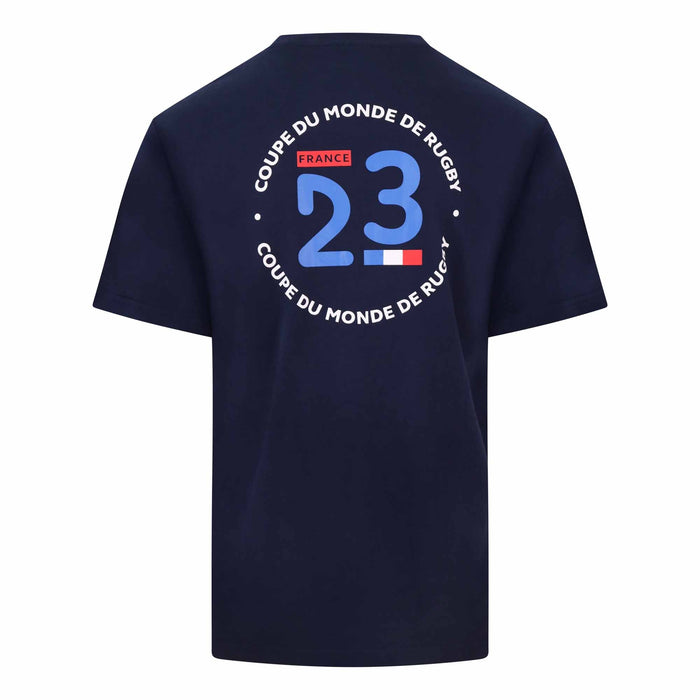23 Crest T-Shirt - Blue Dust |T-Shirt | Rugby World Cup Collection | Absolute Rugby