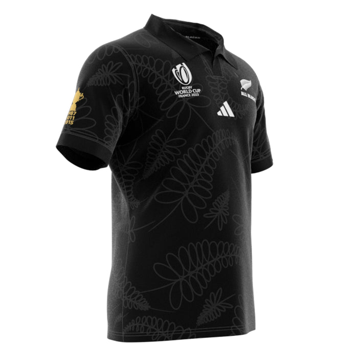 Adidas All Blacks Men's Rugby World Cup 2023 Replica Jersey - Black ...
