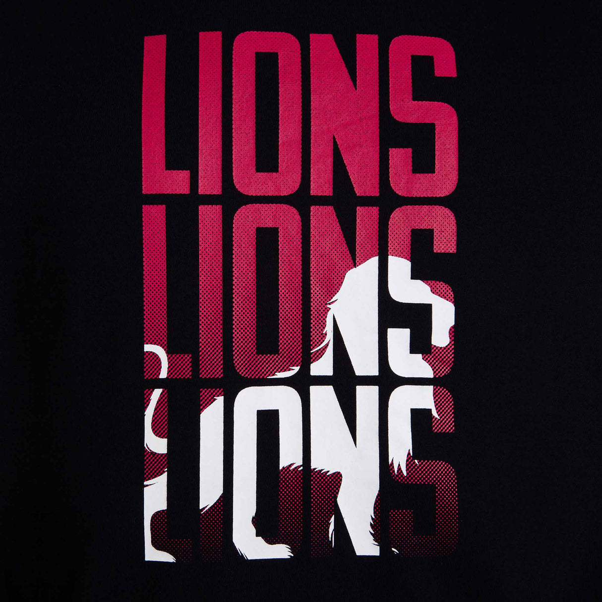 British & Irish Lions Womens Lion T-Shirt - Black |Womens T-Shirt | BIL | Absolute Rugby