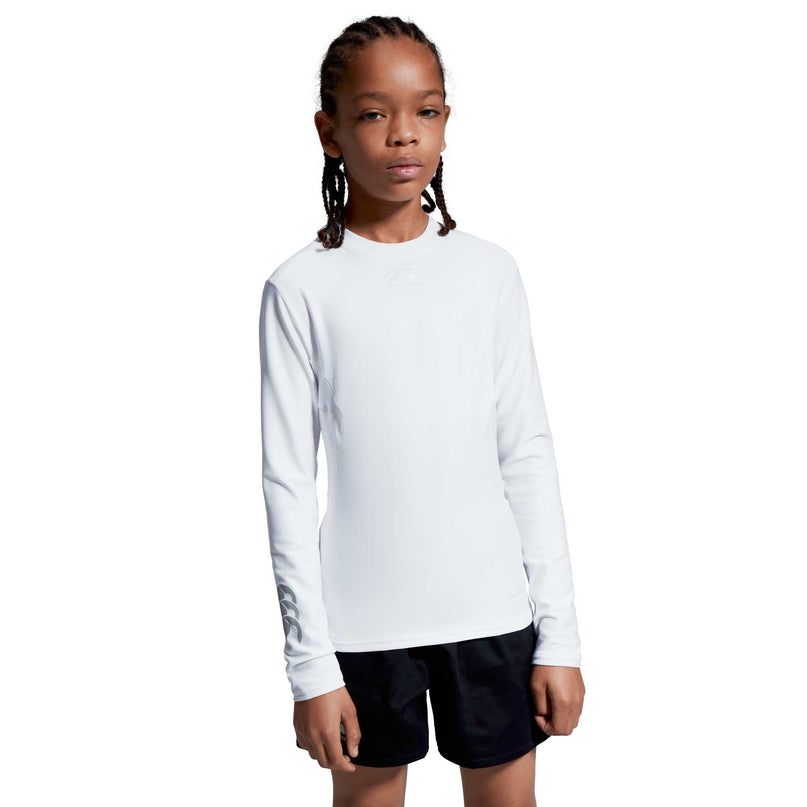 Canterbury Kid's Thermoreg Compression Top - White |Compression | Canterbury | Absolute Rugby