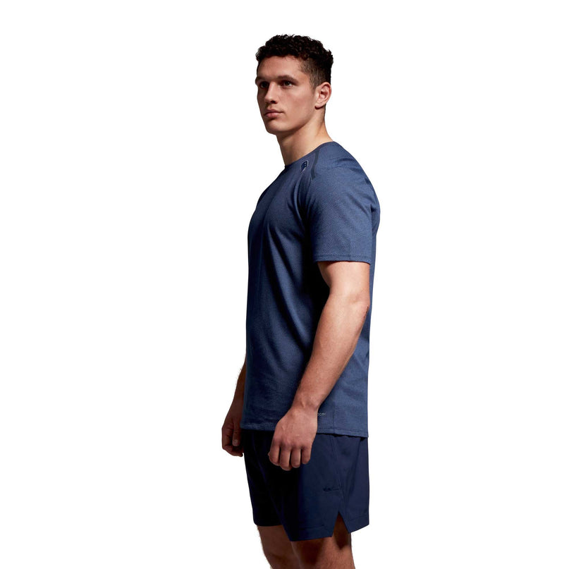 Canterbury Men's Poly Cotton Training T-Shirt - Blue |T-Shirt | Canterbury | Absolute Rugby