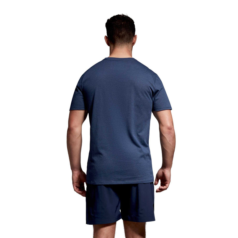 Canterbury Men's Poly Cotton Training T-Shirt - Blue |T-Shirt | Canterbury | Absolute Rugby