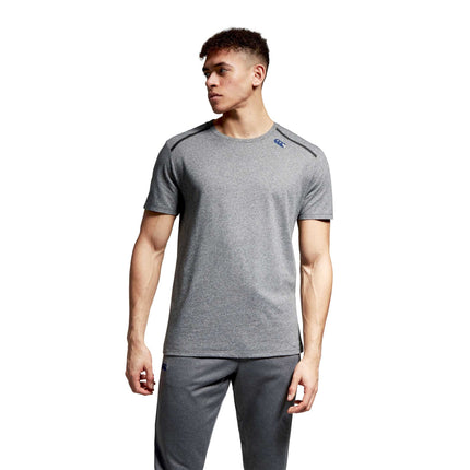 Canterbury Men's Poly Cotton Training T-Shirt - Grey |T-Shirt | Canterbury | Absolute Rugby