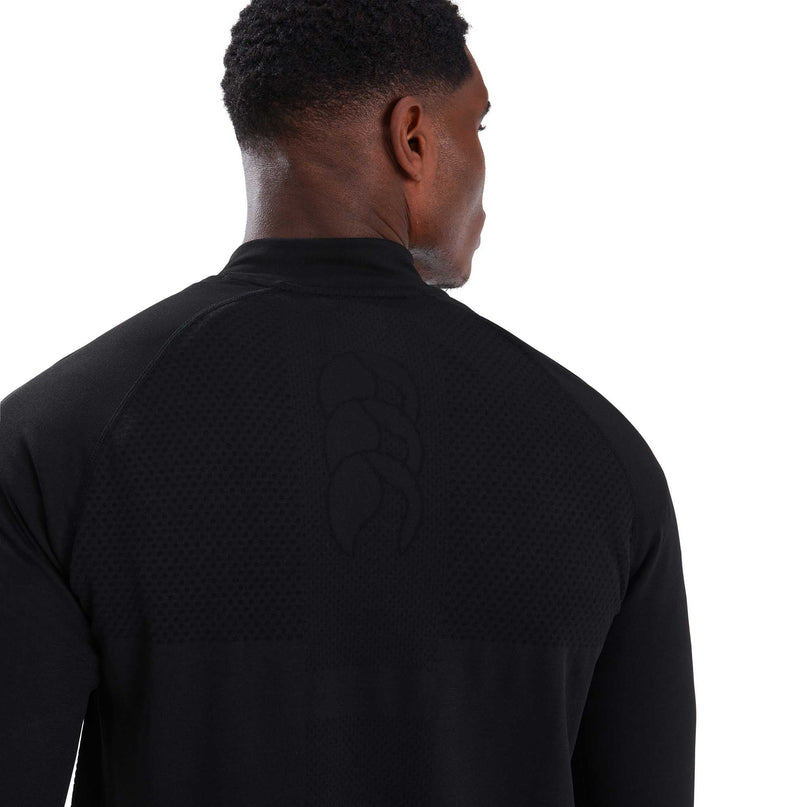 Canterbury Men's Seamless Top Layer - Black |Outerwear | Canterbury | Absolute Rugby