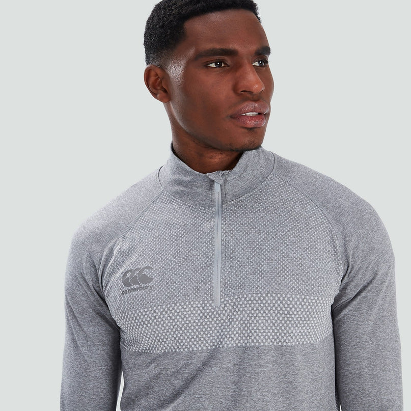 Canterbury Men's Seamless Top Layer - Grey |Outerwear | Canterbury | Absolute Rugby