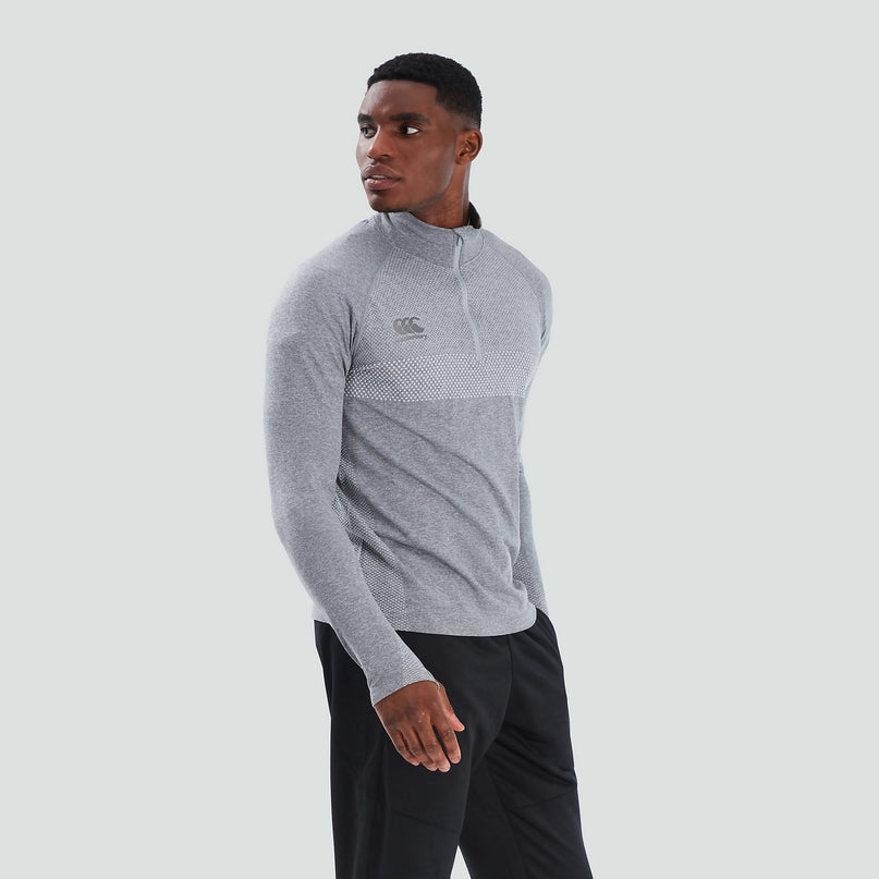 Canterbury Men's Seamless Top Layer - Grey |Outerwear | Canterbury | Absolute Rugby