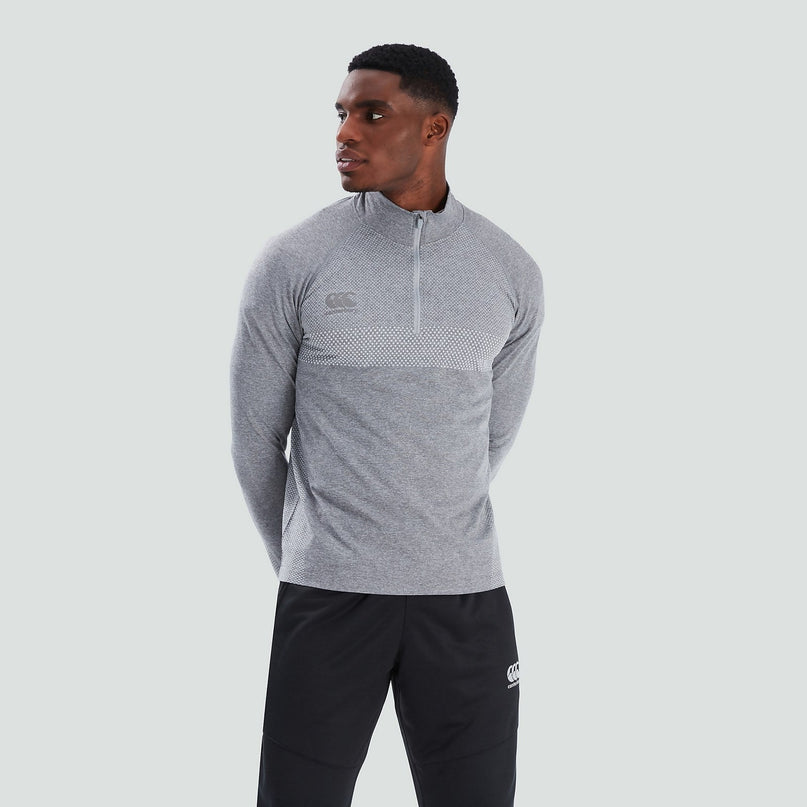 Canterbury Men's Seamless Top Layer - Grey |Outerwear | Canterbury | Absolute Rugby