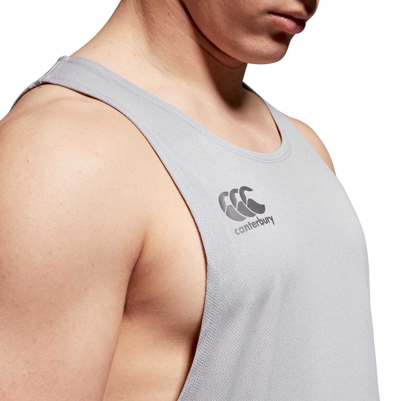 Canterbury Men's Superlight Singlet - Grey |Singlet | Canterbury | Absolute Rugby