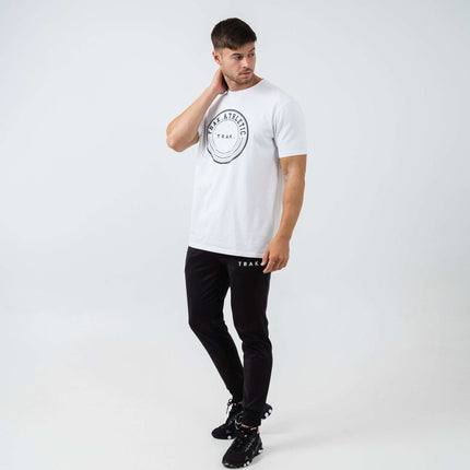Circle Logo T-Shirt - White |T-Shirt | Trak Athletic | Absolute Rugby
