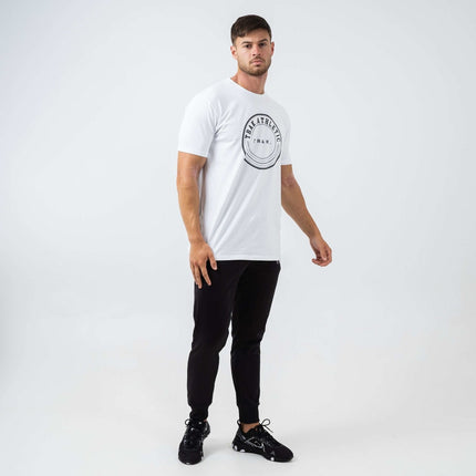 Circle Logo T-Shirt - White |T-Shirt | Trak Athletic | Absolute Rugby