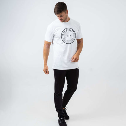 Circle Logo T-Shirt - White |T-Shirt | Trak Athletic | Absolute Rugby