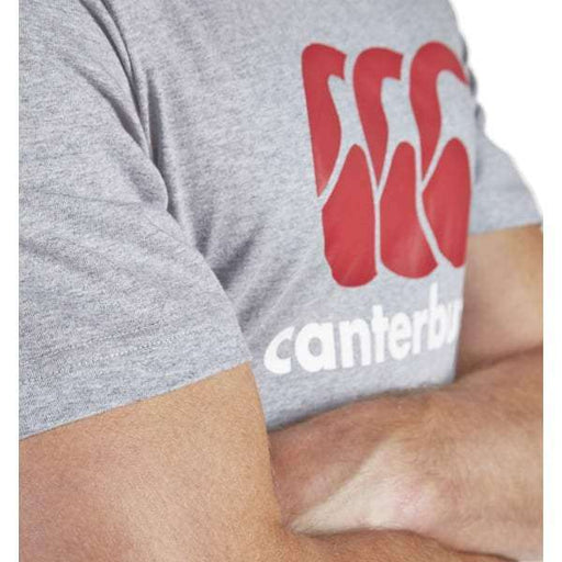 Classic Canterbury CCC Logo T-Shirt - Grey |T-Shirt | Canterbury | Absolute Rugby