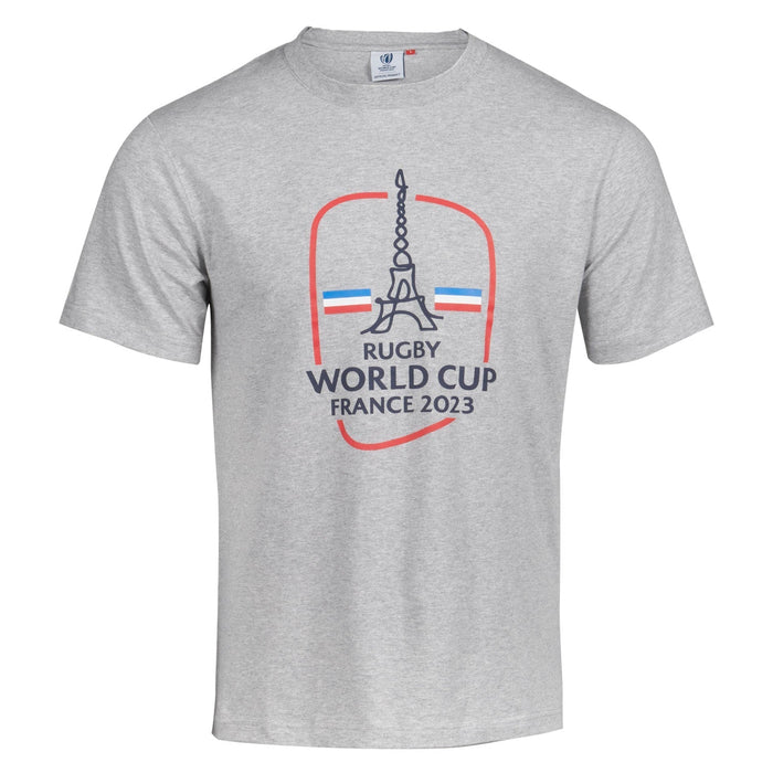 Eiffel Tower T-Shirt - Grey |T-Shirt | Rugby World Cup Collection | Absolute Rugby