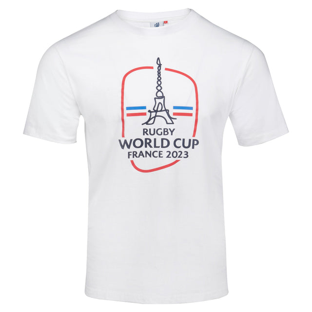 Eiffel Tower T-Shirt - White |T-Shirt | Rugby World Cup Collection | Absolute Rugby
