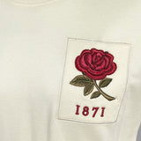 England 1871 Vintage Style T-Shirt - Ecru |T-Shirt | Ellis Rugby | Absolute Rugby