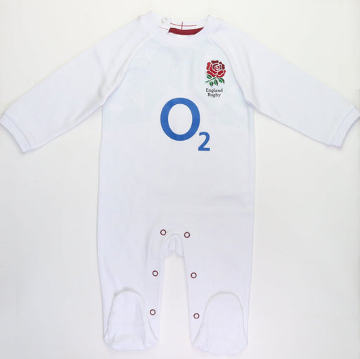 England Rugby Infants Sleepsuit 23/24 |Infants | Brecrest | Absolute Rugby