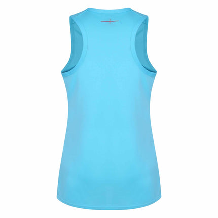 England Rugby Racer Back Vest 22/23 - Sky Blue |Womens T-Shirt | Umbro RFU | Absolute Rugby