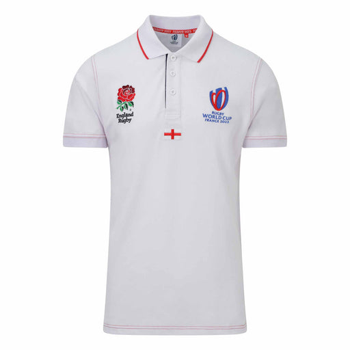 England Rugby x RWC Cotton Polo - White |Polo | ER x RWC | Absolute Rugby
