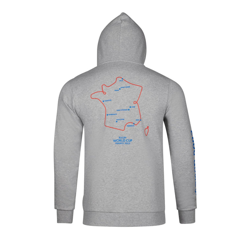 Event Map Hoody - Grey |Hoody | Rugby World Cup Collection | Absolute Rugby