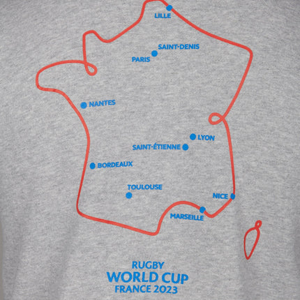 Event Map Hoody - Grey |Hoody | Rugby World Cup Collection | Absolute Rugby