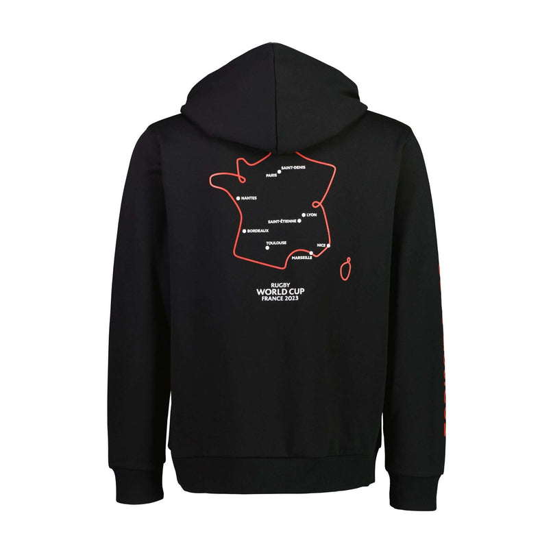 Event Map Hoody - Black |Hoody | Rugby World Cup Collection | Absolute Rugby