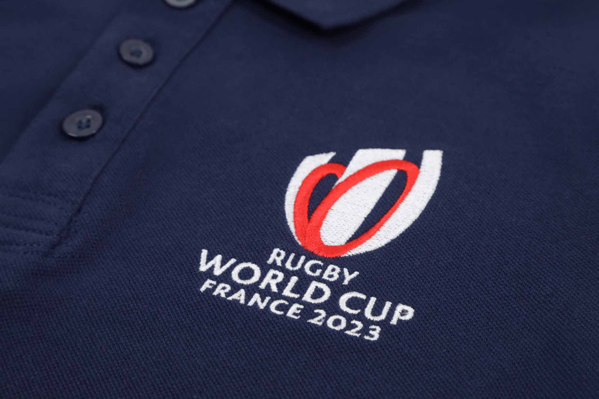 France Rugby x RWC 2023 Cotton Polo - Navy |Polo | FFR x RWC | Absolute Rugby