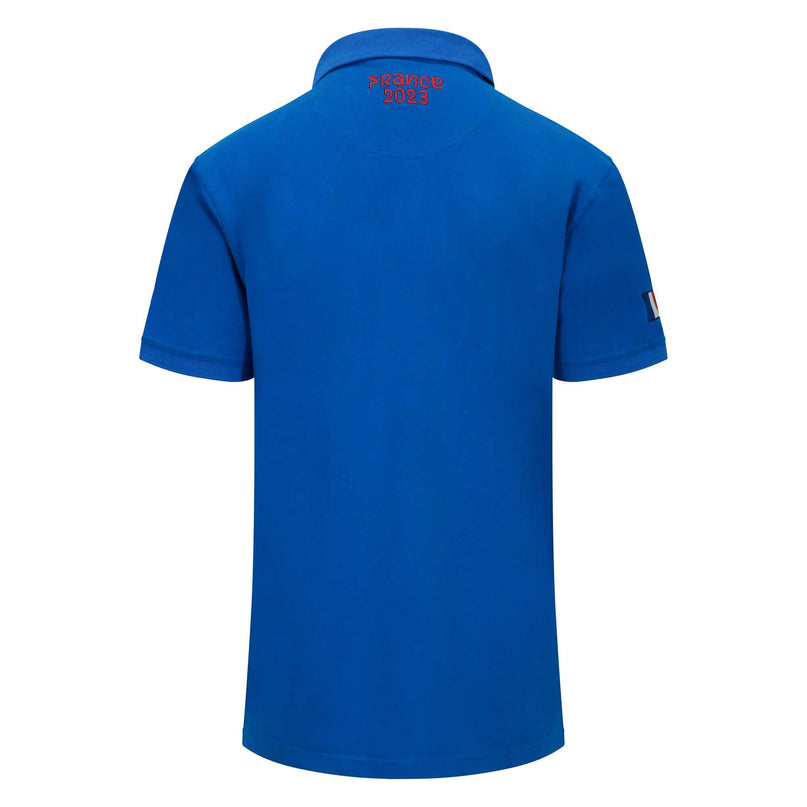 France Rugby x RWC 2023 Cotton Polo - Royal |Polo | FFR x RWC | Absolute Rugby