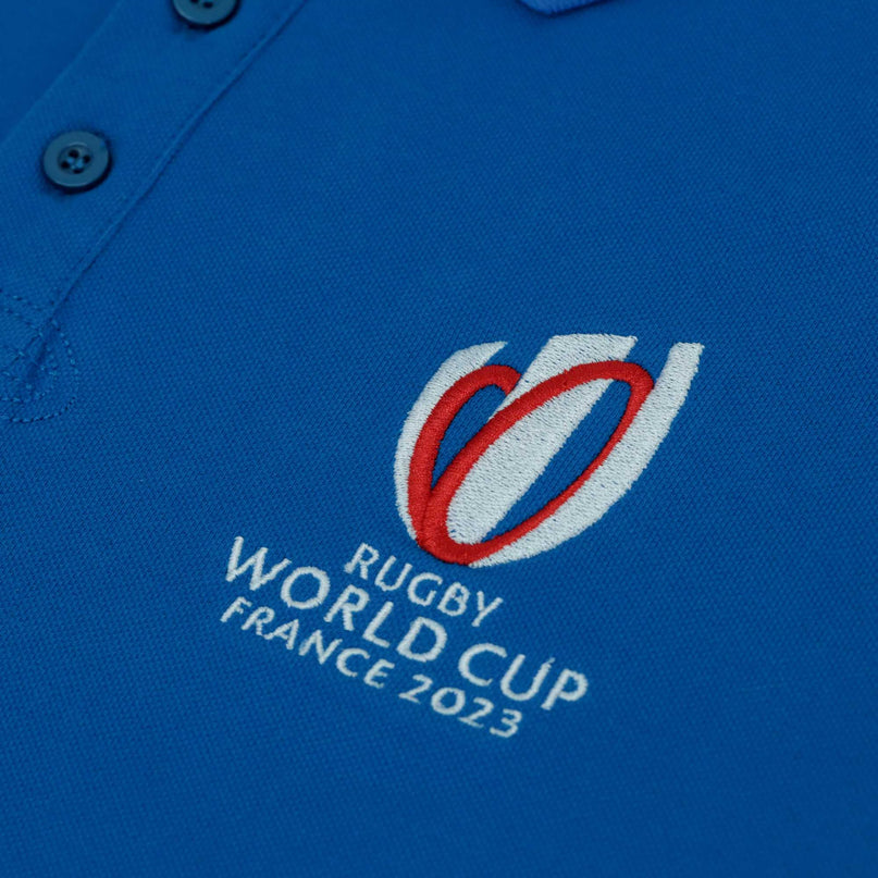 France Rugby x RWC 2023 Cotton Polo - Royal |Polo | FFR x RWC | Absolute Rugby