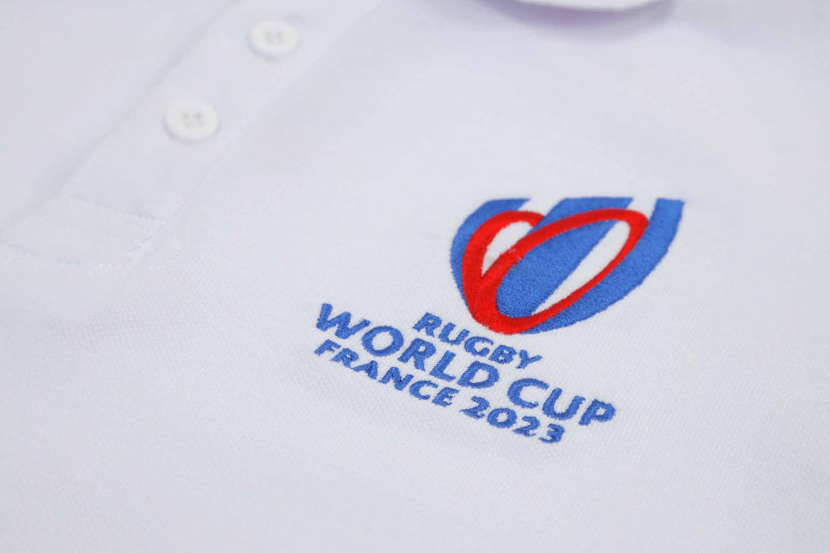 France Rugby x RWC 2023 Cotton Polo - White |Polo | FFR x RWC | Absolute Rugby