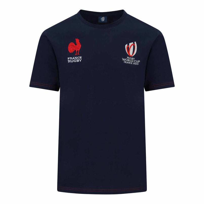 France Rugby x RWC 2023 Cotton T-shirt - Navy |T-Shirt | FFR x RWC | Absolute Rugby