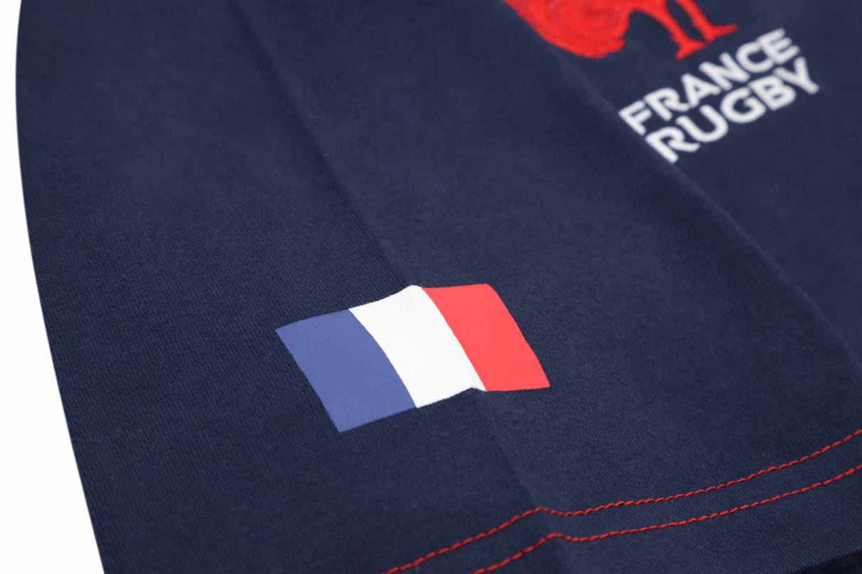 France Rugby x RWC 2023 Cotton T-shirt - Navy |T-Shirt | FFR x RWC | Absolute Rugby